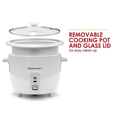 Elite Cuisine 6-Cup Rice Cooker