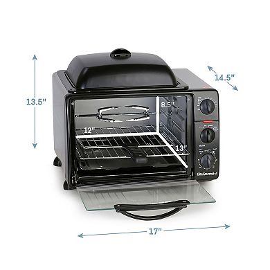 Elite Cuisine Multi-Function Countertop Toaster Oven Broiler