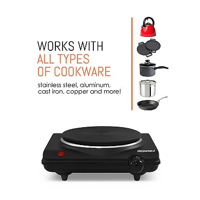 Elite Cuisine Cast-Iron Electric Burner