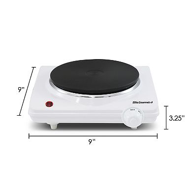 Elite Cuisine Cast-Iron Electric Burner