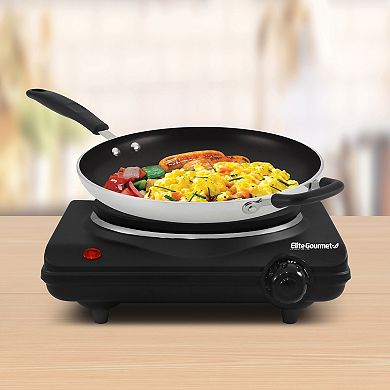 Elite Cuisine Cast-Iron Electric Burner