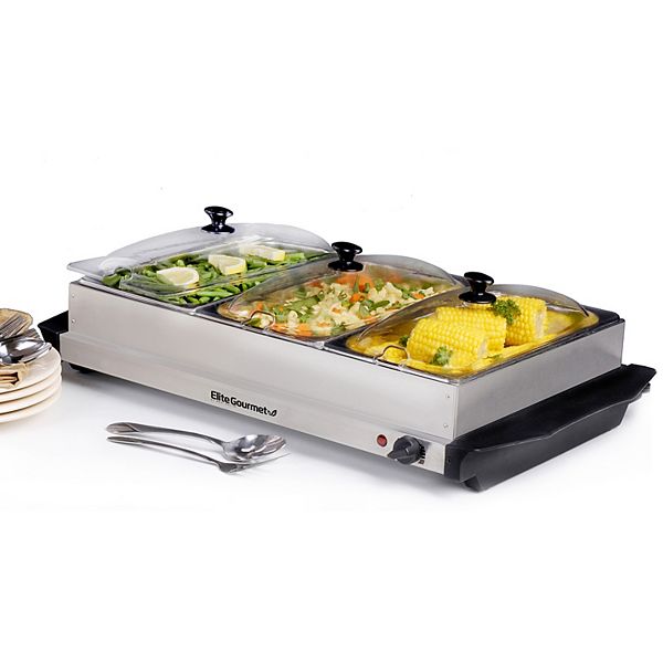 OVENTE Electric Buffet Server & Food Warmer, Temperature Control Perfect  for Parties, Silver FW173S - Yahoo Shopping