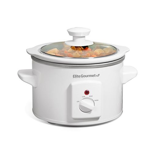 Elite Cuisine 1.5qt. Mini Round Slow Cooker