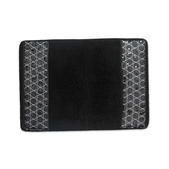 Popular Bath Sinatra Banded Bath Rug