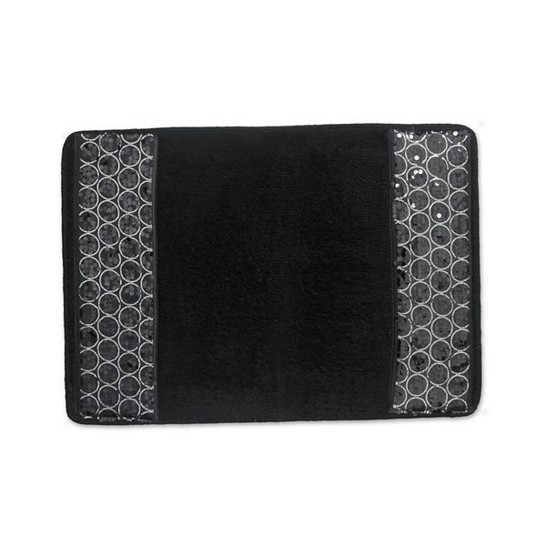 Popular Bath Sinatra Banded Bath Rug