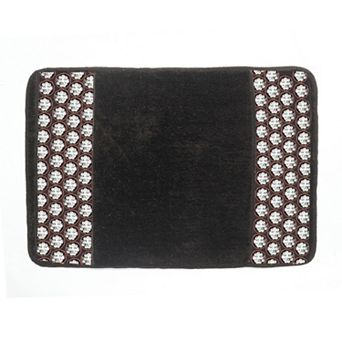 Popular Bath Sinatra Banded Bath Rug