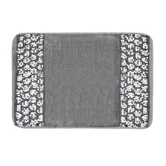 Popular Bath Sinatra Banded Bath Rug