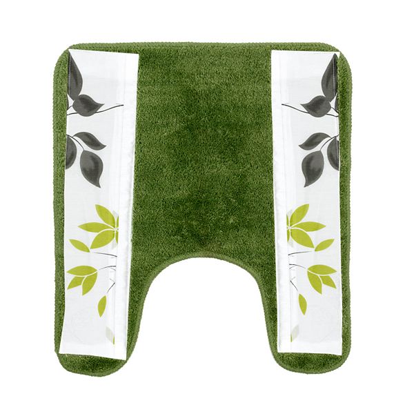 kohls green bathroom rugs