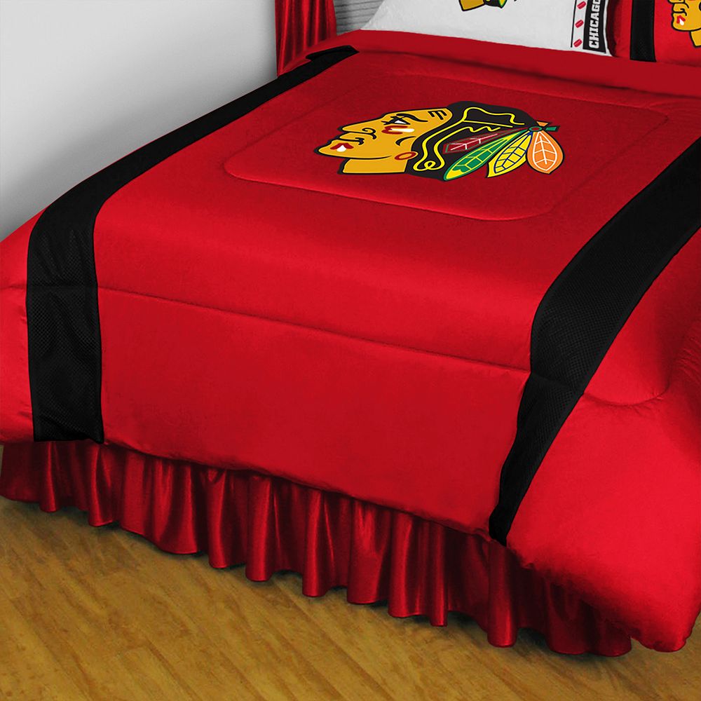 Chicago Blackhawks Sidelines Comforter Twin