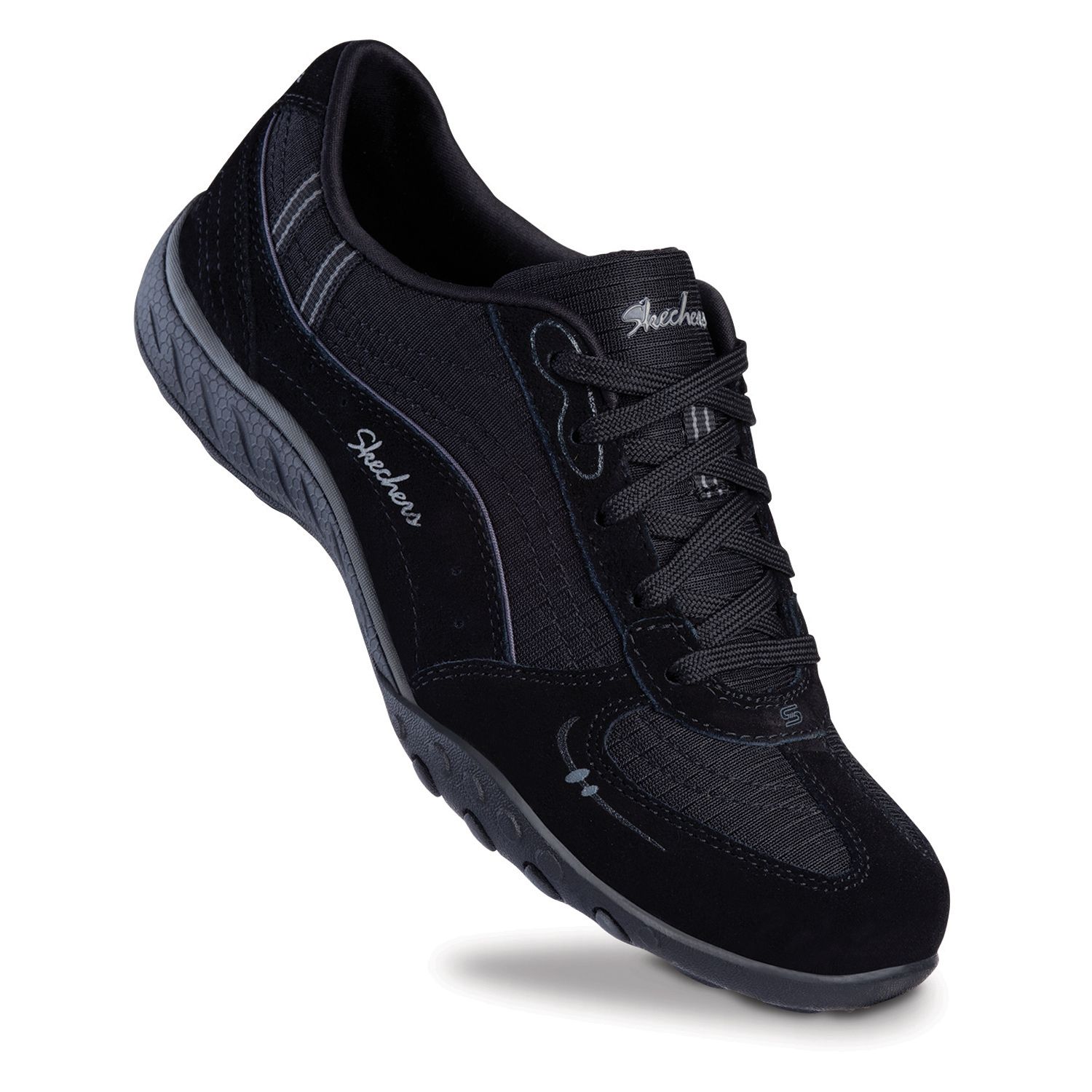 skechers just relax lace up sneakers