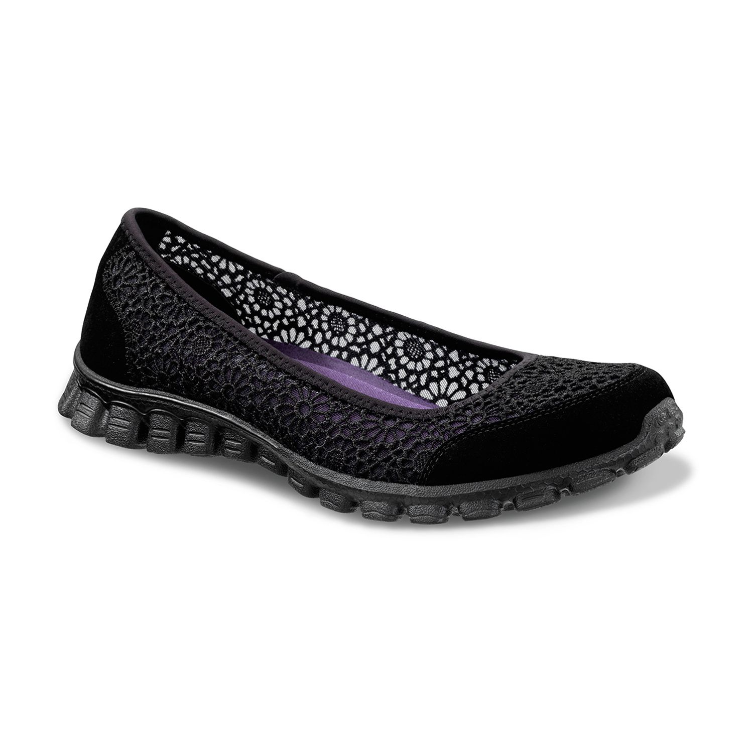 skechers ez flex ladies slip on shoes