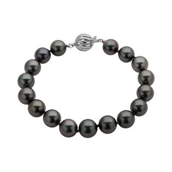 PearLustre by Imperial 18k White Gold Tahitian Cultured Pearl Bracelet