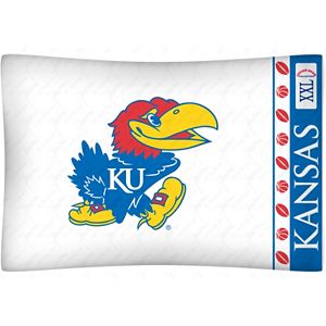 Kansas Jayhawks Standard Pillowcase