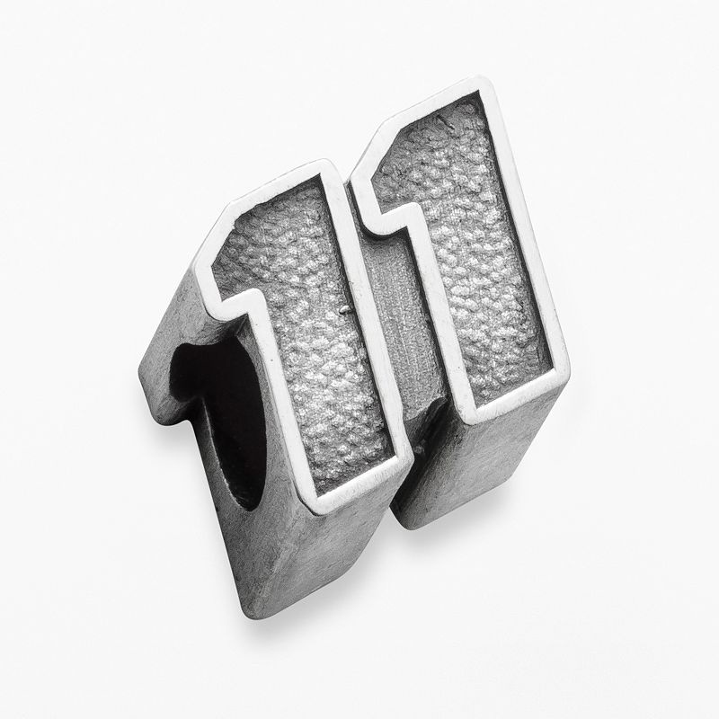 Insignia Collection NASCAR Denny Hamlin Sterling Silver 11 Bead, Women