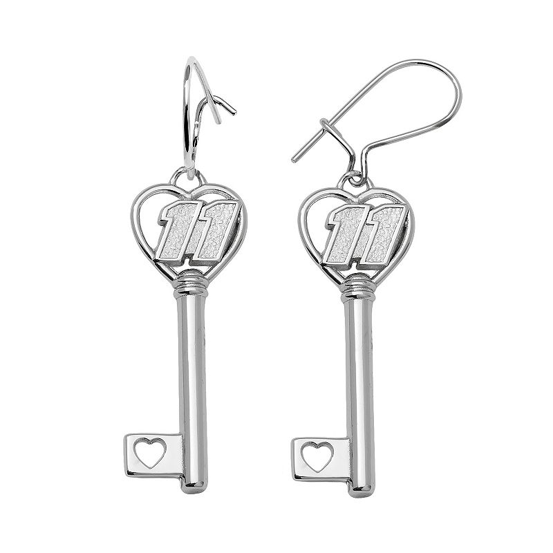 Insignia Collection NASCAR Denny Hamlin Sterling Silver 11 Heart Key D - 94584582 - Jewelry A heart key design makes these Denny Hamlin drop e sku 94584582