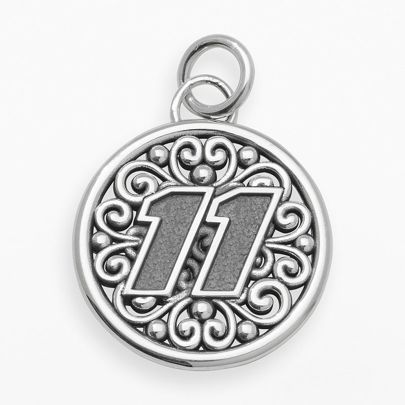 Insignia Collection NASCAR Denny Hamlin Sterling Silver 11 Pendant, Me