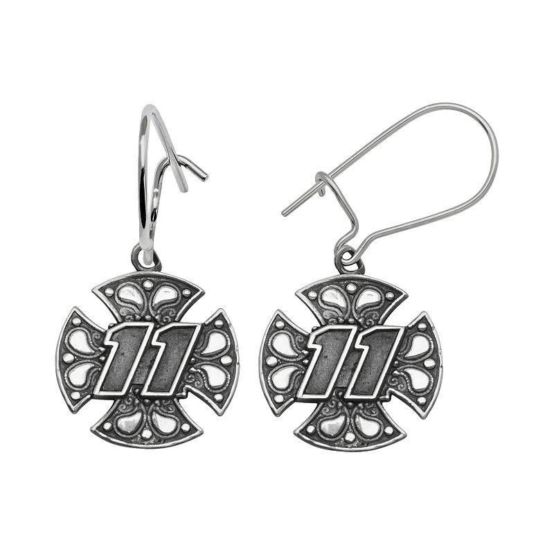 Insignia Collection NASCAR Denny Hamlin Sterling Silver 11 Maltese Cro