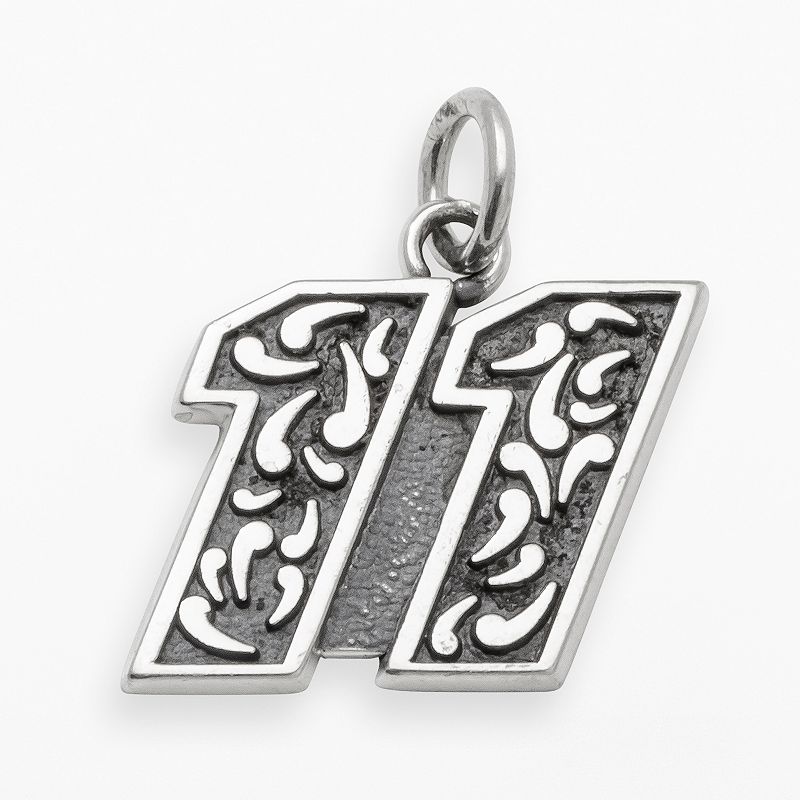 Insignia Collection NASCAR Denny Hamlin Sterling Silver 11 Pendant, Me