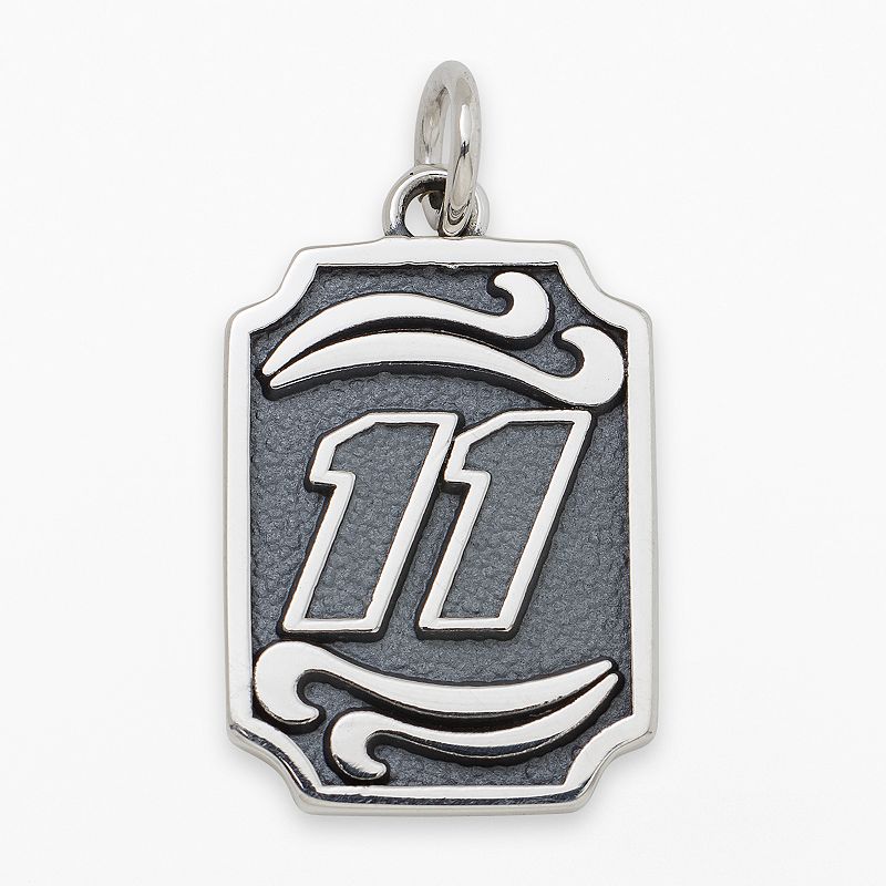 Insignia Collection NASCAR Denny Hamlin Sterling Silver 11 Pendant, Me