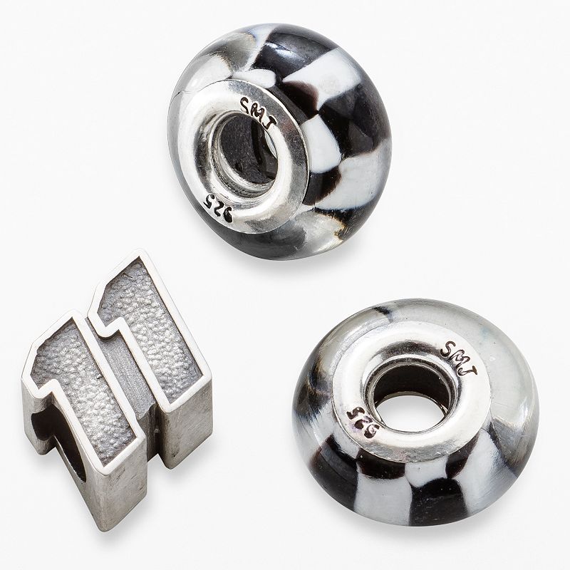 Insignia Collection NASCAR Denny Hamlin Sterling Silver 11 & Checkered