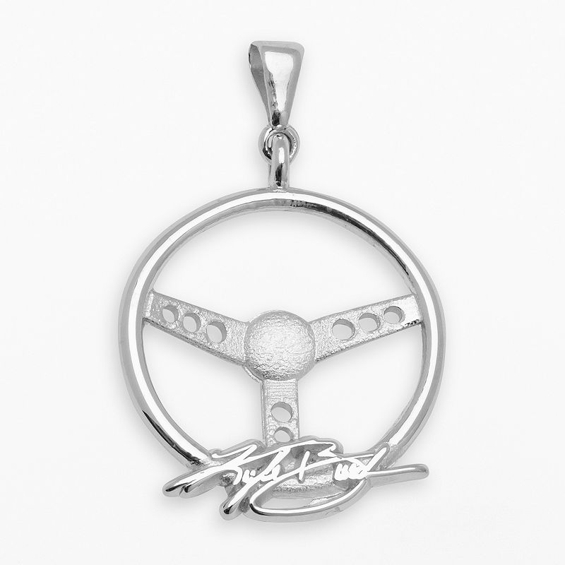 Insignia Collection NASCAR Kyle Busch Sterling Silver Steering Wheel Pendan