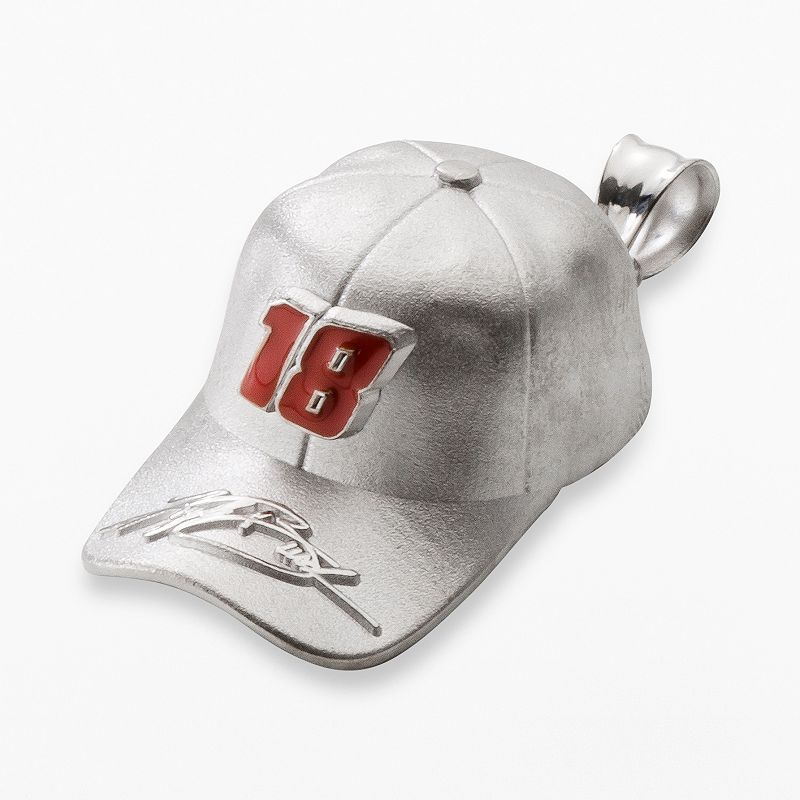 Insignia Collection NASCAR Kyle Busch Sterling Silver 18 Baseball Cap  - 94600466 - Jewelry Featuring 18 and signature accents, this baseball  sku 94600466
