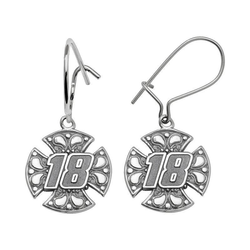 Insignia Collection NASCAR Kyle Busch Sterling Silver 18 Maltese Cross