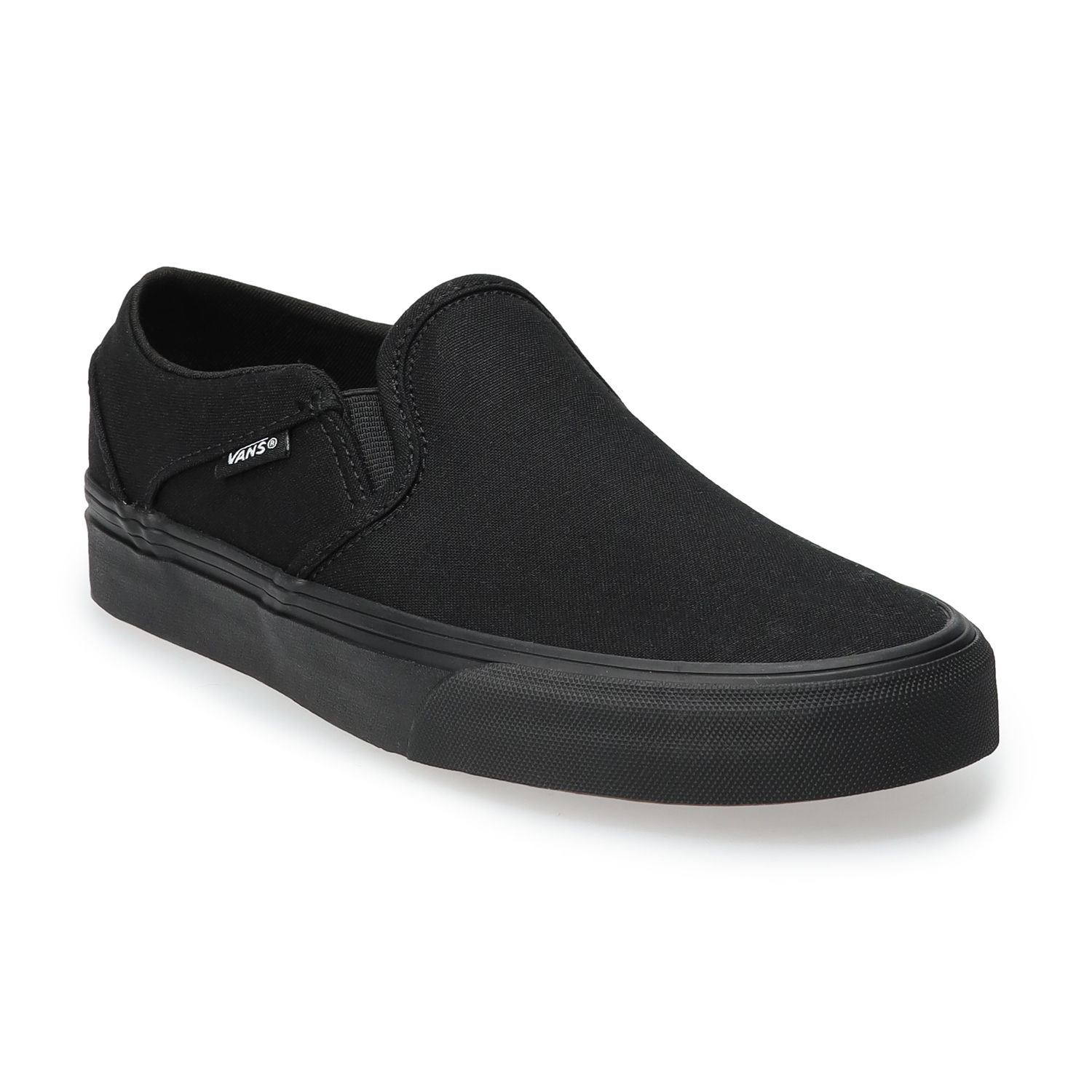 black pull on vans