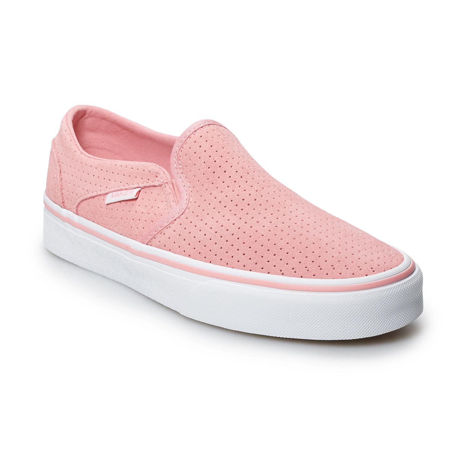 womens pink suede vans