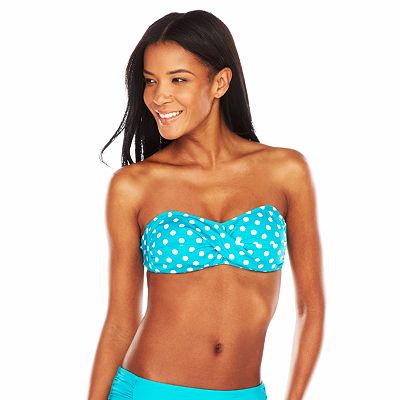 Apt. 9 Twist Front Bandeau Bikini Top Women s