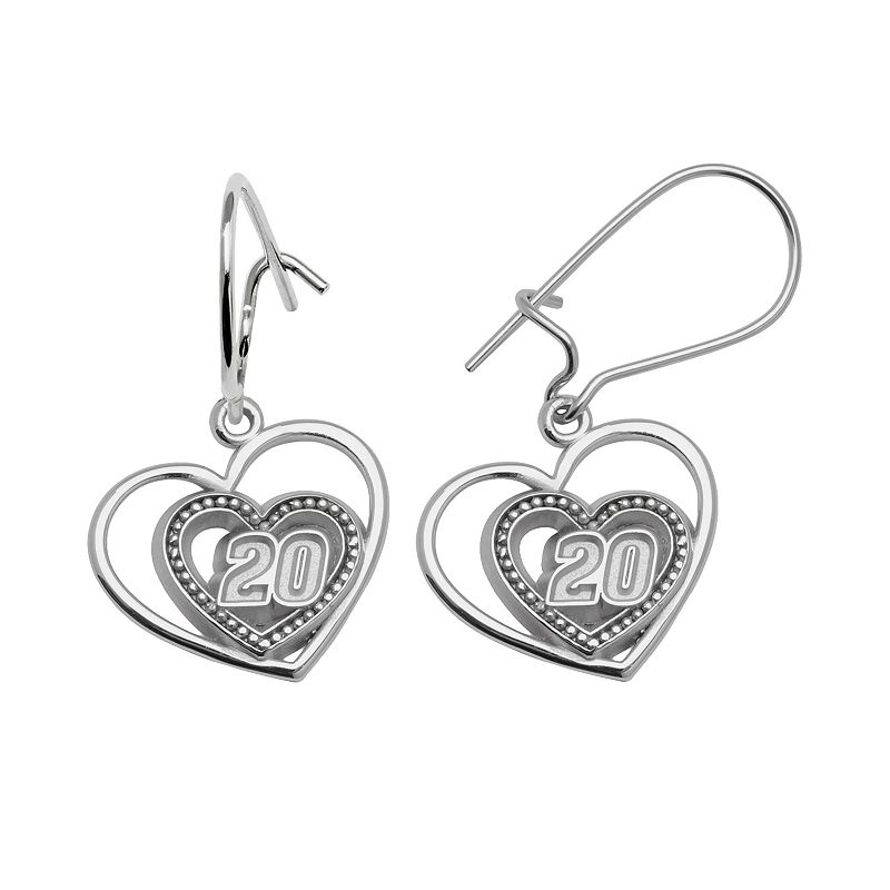 Insignia Collection NASCAR Matt Kenseth Sterling Silver 20 Heart Drop 
