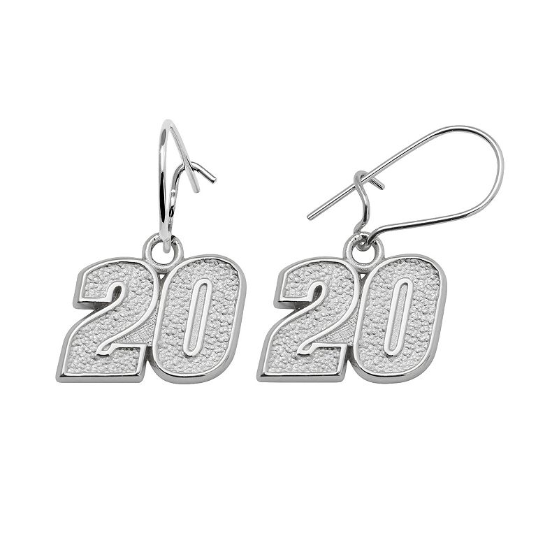 Insignia Collection NASCAR Matt Kenseth Sterling Silver 20 Drop Earrin