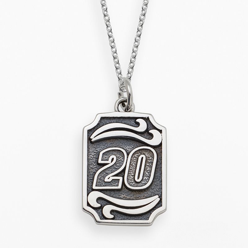 Insignia Collection NASCAR Matt Kenseth Sterling Silver 20 Pendant, Me - 94607190 - Jewelry A 20 accent and wave details make this Matt Kenset sku 94607190