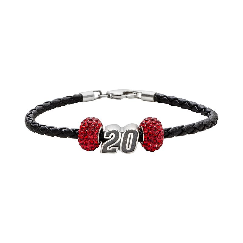 Insignia Collection NASCAR Matt Kenseth Leather Bracelet & Bead Set, Mens