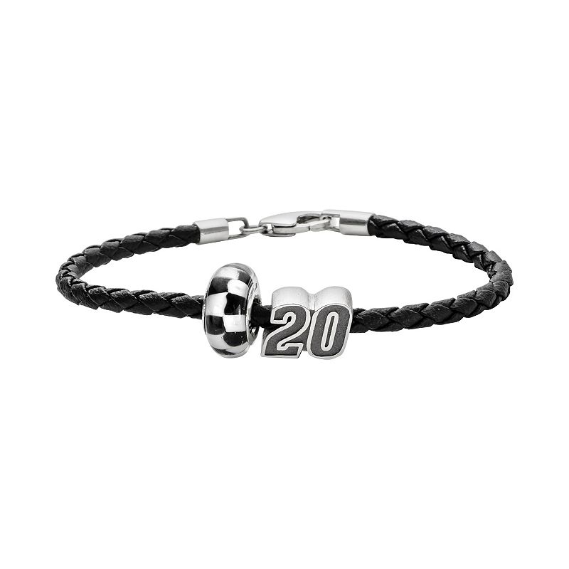 Insignia Collection NASCAR Matt Kenseth Leather Bracelet & Sterling Silver - 94609096 - Jewelry An eye-catching checkered flag bead and Matt Kense sku 94609096
