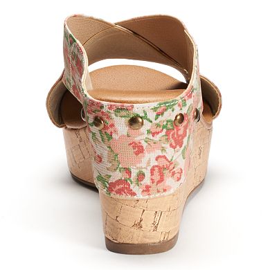 Sonoma Goods For Life® Banded Platform Wedge Sandals - Women