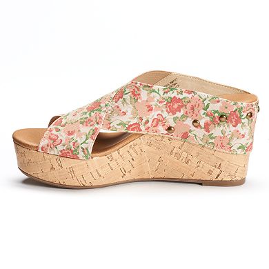 Sonoma Goods For Life® Banded Platform Wedge Sandals - Women