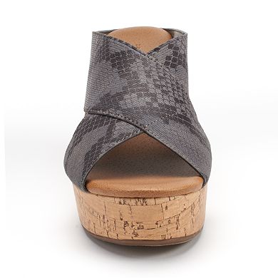 Sonoma Goods For Life® Banded Platform Wedge Sandals - Women
