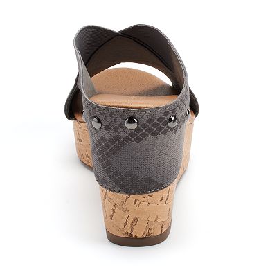 Sonoma Goods For Life® Banded Platform Wedge Sandals - Women