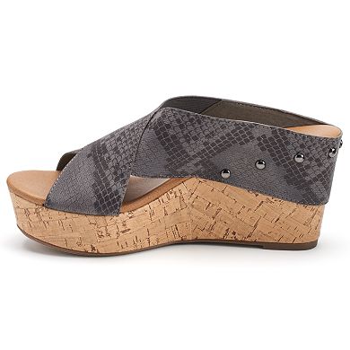 Sonoma Goods For Life® Banded Platform Wedge Sandals - Women