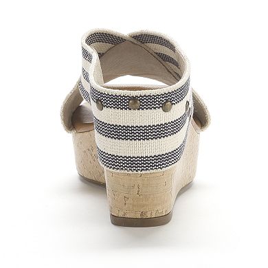 Sonoma Goods For Life® Banded Platform Wedge Sandals - Women