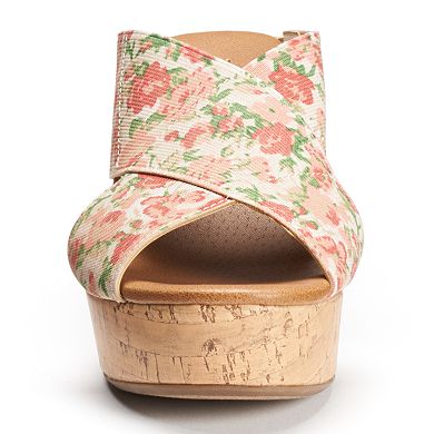 Sonoma Goods For Life® Banded Platform Wedge Sandals - Women