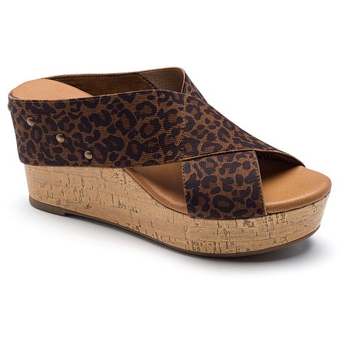 SONOMA Goods for Life® Banded Platform Wedge Sandals Women