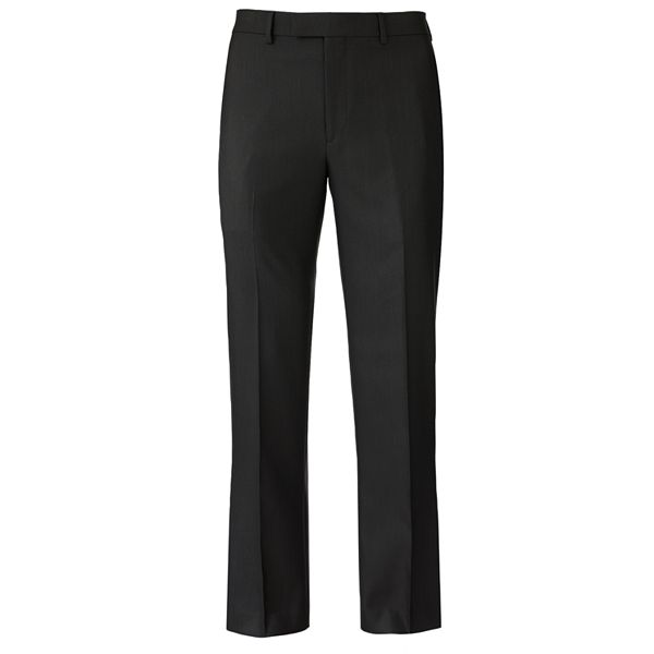 Men's Apt. 9® Slim-Fit Sharkskin Flat-Front Dress Pants
