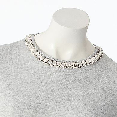 Women's ELLE™ Embellished Sweater
