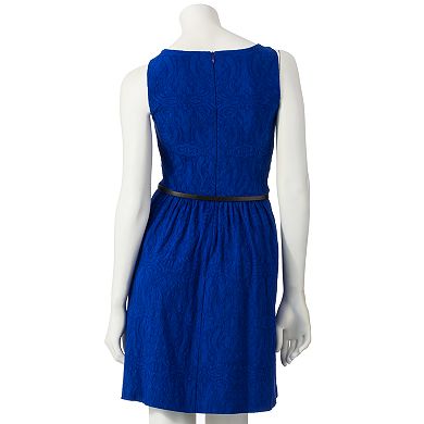ELLE™ Jacquard Fit and Flare Dress