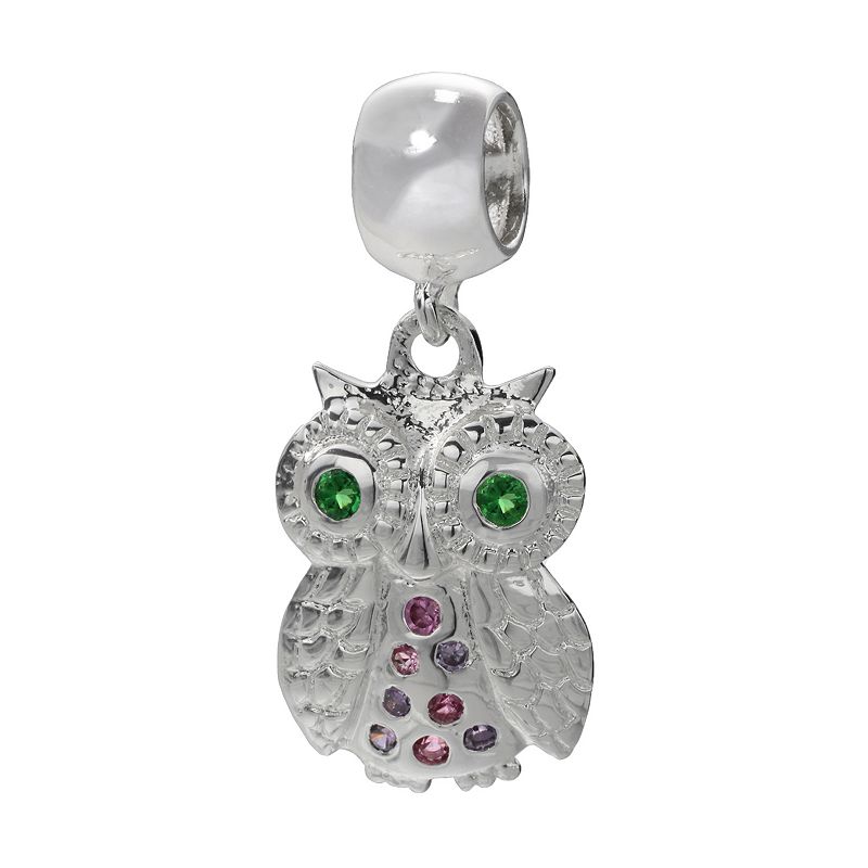 94487468 Individuality Beads Sterling Silver Crystal Owl Ch sku 94487468