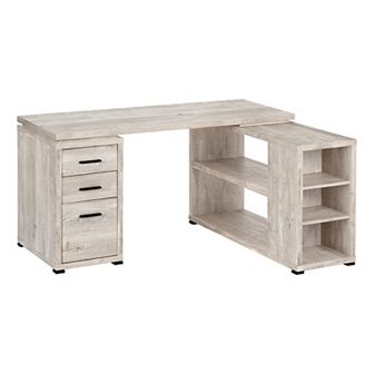 Monarch L-Shape 3-Drawer Computer Desk