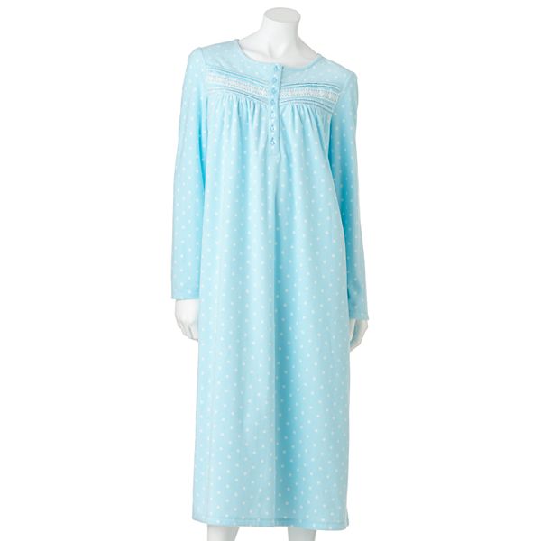 Women's Croft & Barrow® Pajamas: Minky Fleece Nightgown - ShopStyle