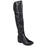 berry knee high boots